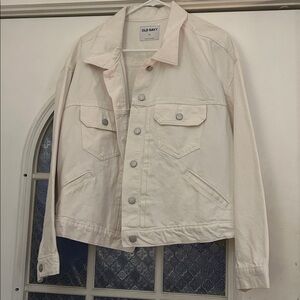 Old Navy White Denim Jacket